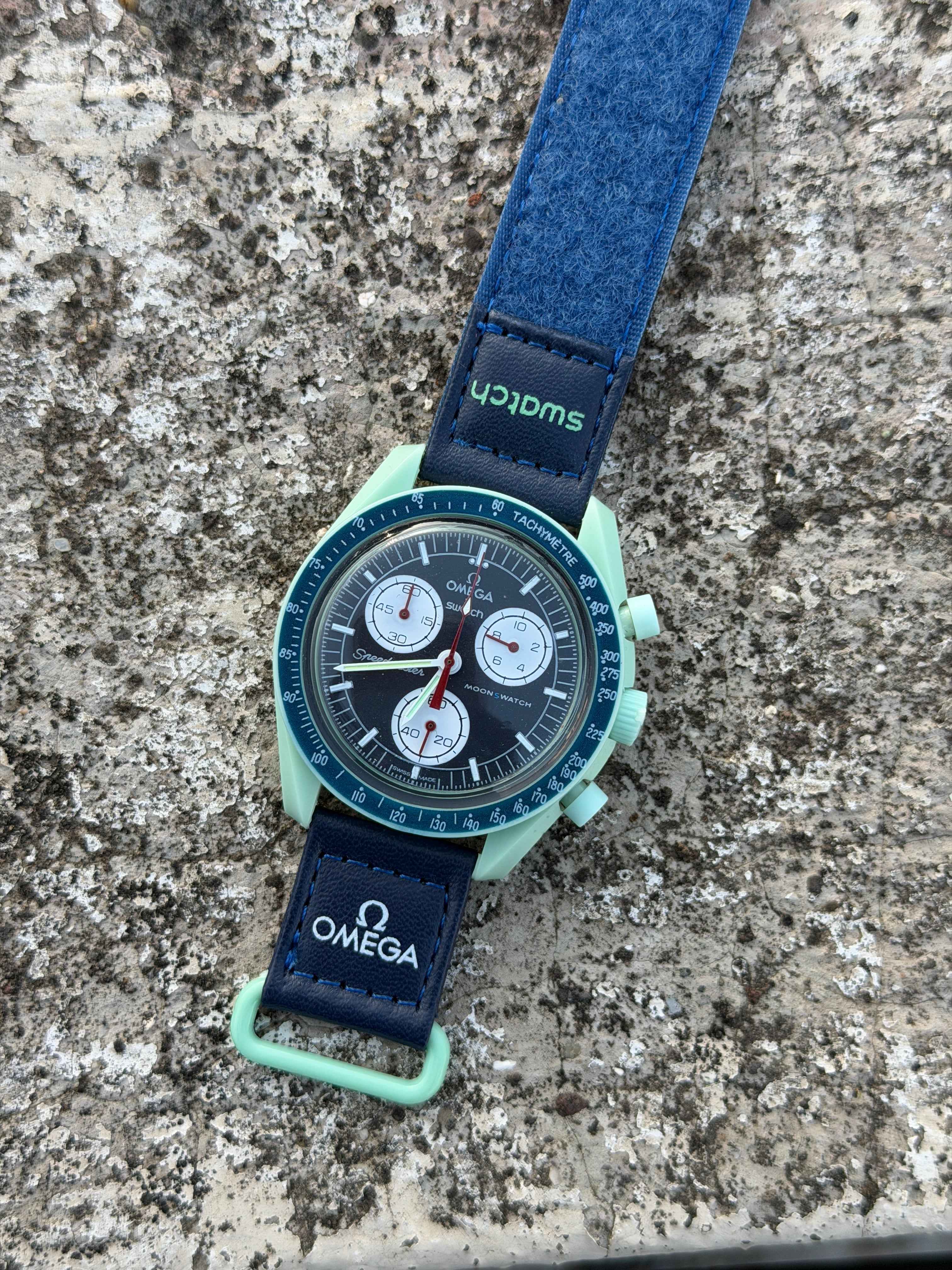SWATCH X OMEGA BIOCERAMIC MOONSWATCH MISSION TO EARTH - OM SAI