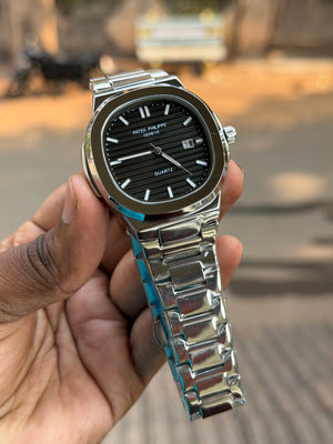 Patek Philipe - Black Dial - OM SAI TIMEPIECE