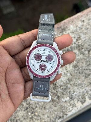 SWATCH X OMEGA BIOCERAMIC MOONSWATCH MISSION TO PLUTO - OM SAI TIMEPIECE