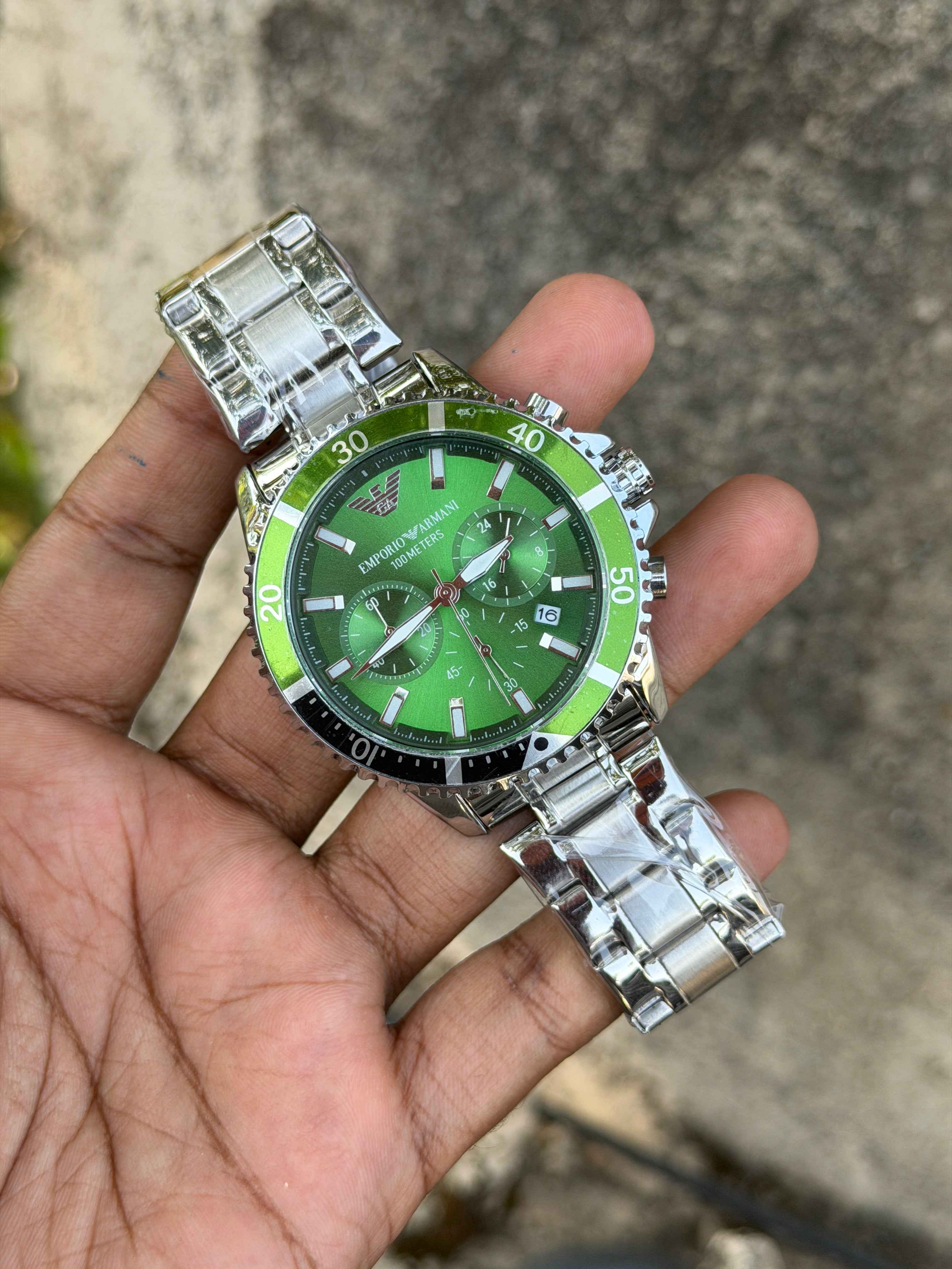 Emporia Armanii Silver Watch AR11500 - OM SAI TIMEPIECE