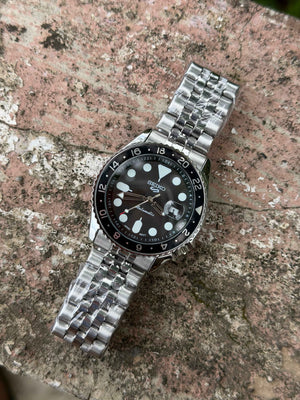 Seik 5 Sunburst Black