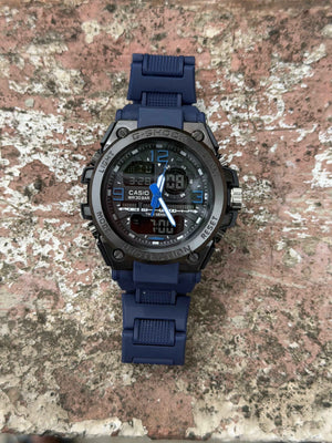 C@sio G-Sh#ck Style Analog Digital - BLUE