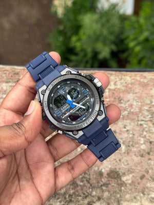 C@sio G-Sh#ck Style Analog Digital - BLUE
