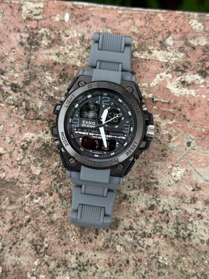 C@sio G-Sh#ck Style Analog Digital - GREY