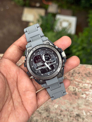 C@sio G-Sh#ck Style Analog Digital - GREY