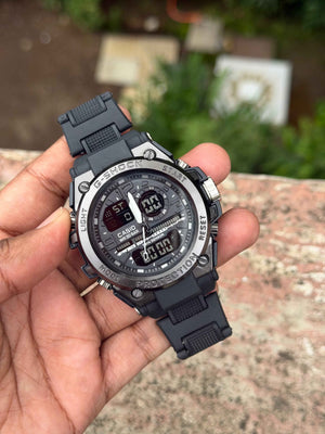 C@sio G-Sh#ck Style Analog Digital - BLACK