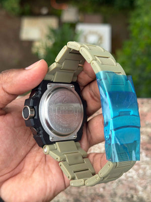C@sio G-Sh#ck Style Analog Digital - OLIVE GREEN