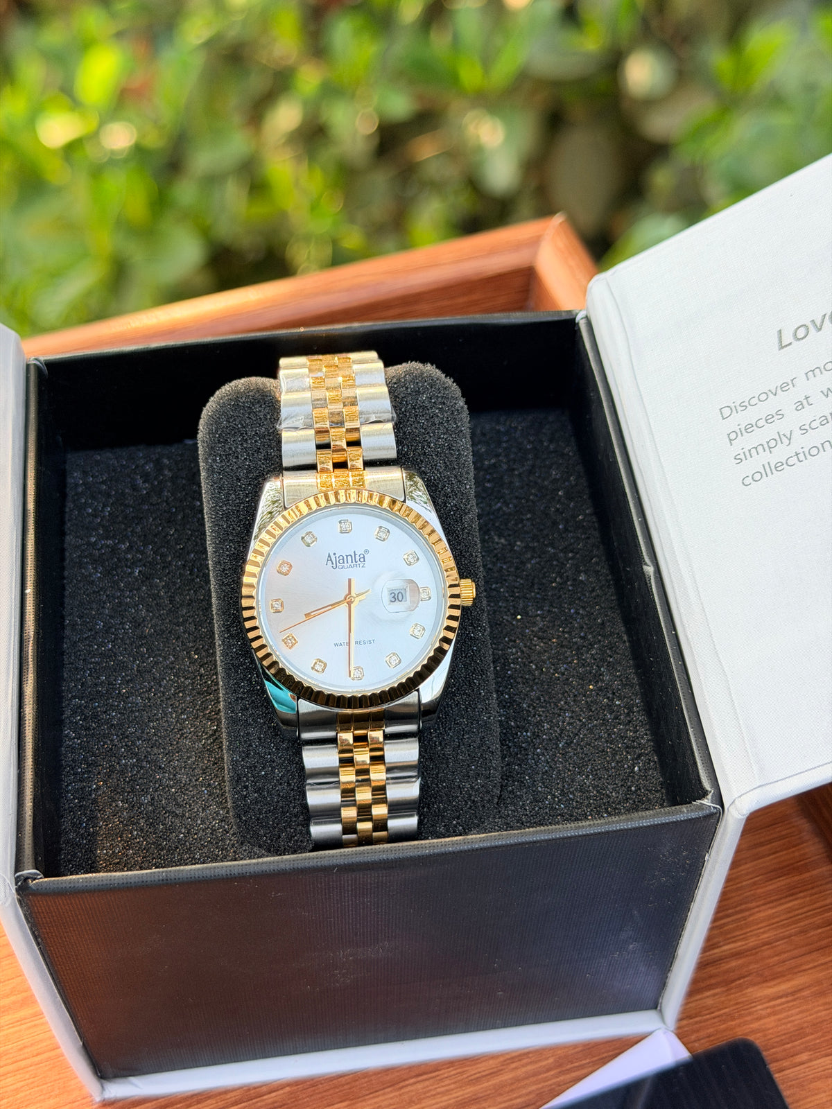 Ajanta Quartz Avenza Women’s Analog Watch (Model: AWCEXL102L/3 Silver TT - 1 Year Warranty