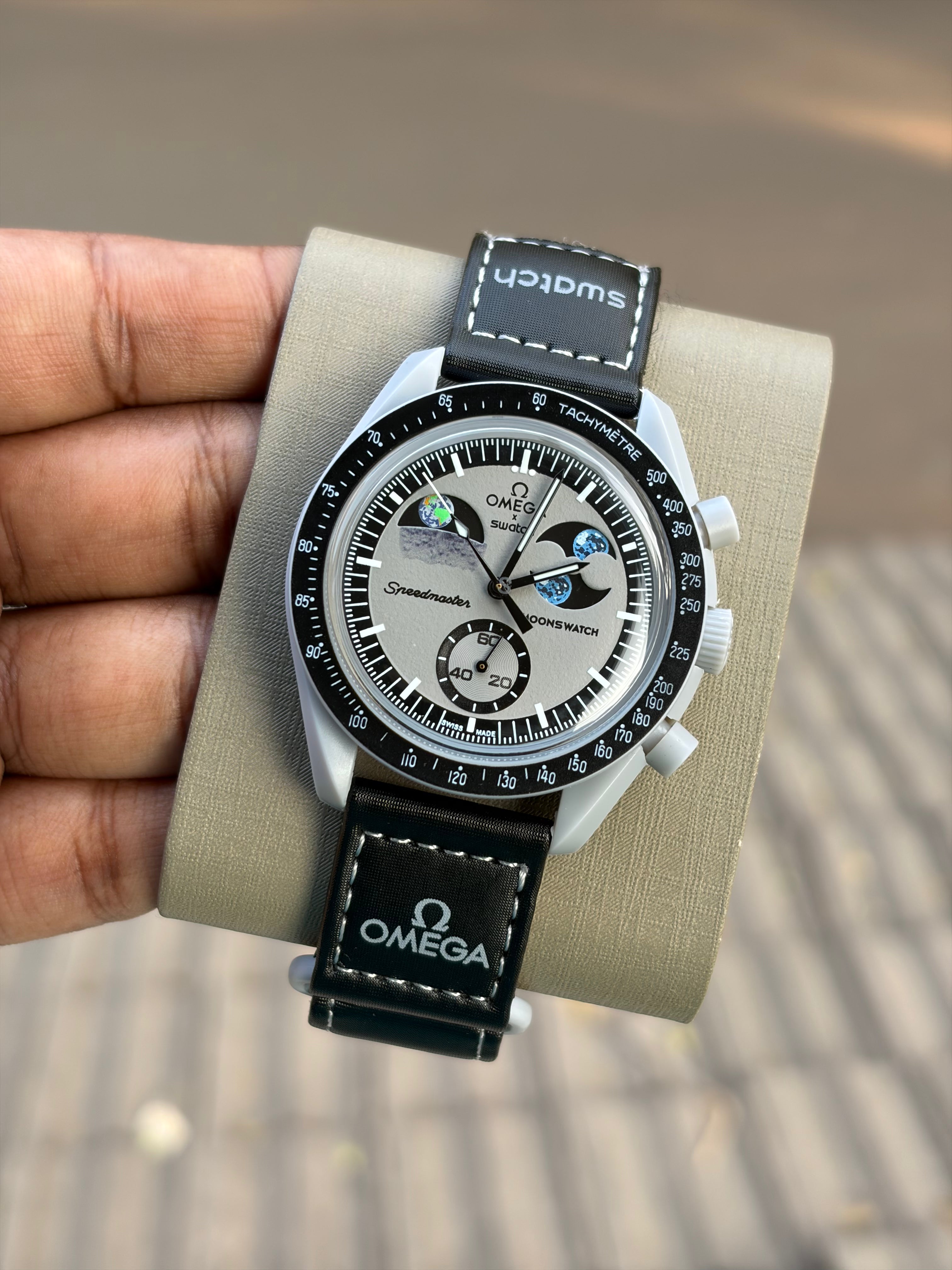 OMGA X SWATC BIOCERAMIC MOONSWATCH – “MISSION TO EARTH” - OM SAI TIMEPIECE