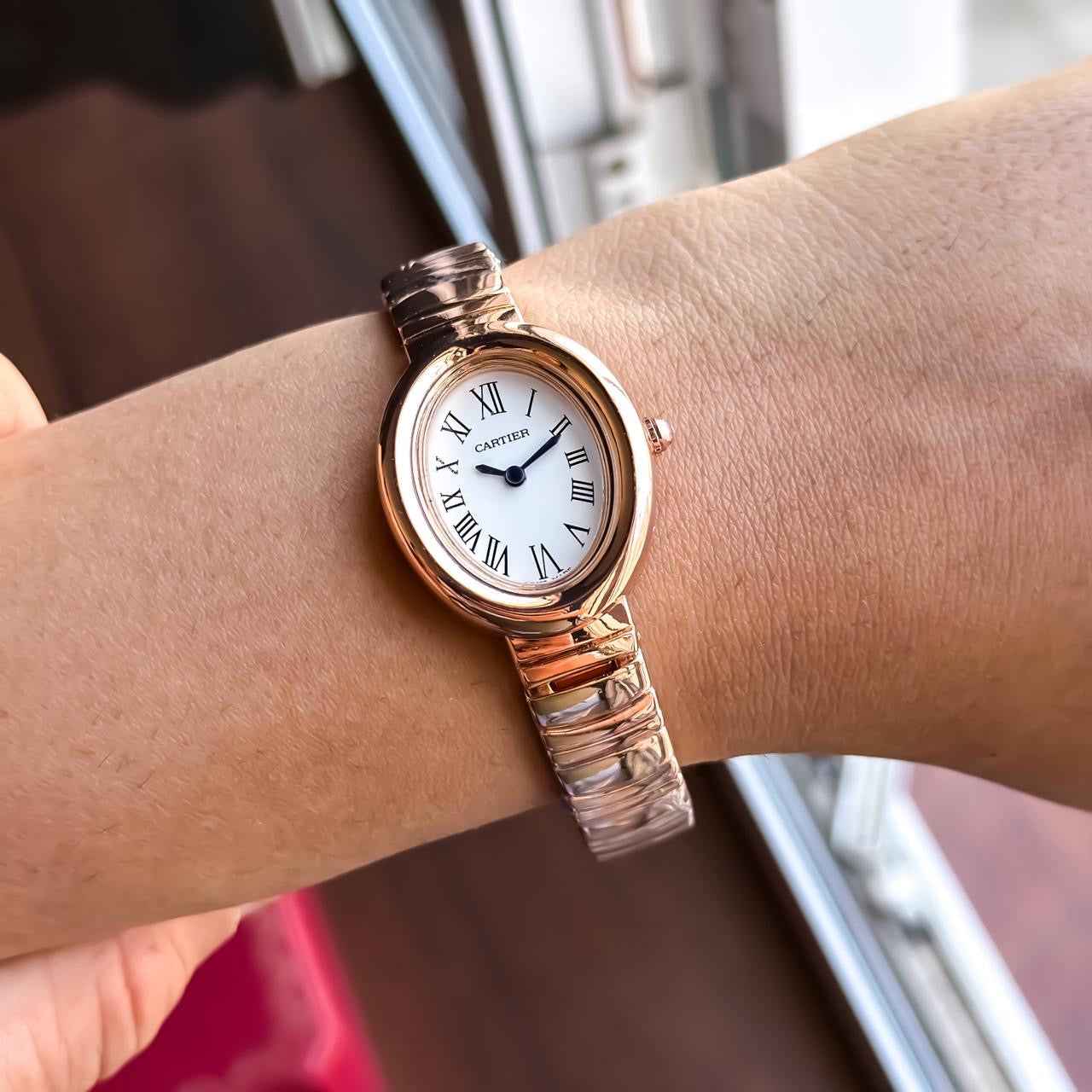 CARTIE# ROSEGOLD  - PREMIUM QUALITY LADIES WATCH - OM SAI TIMEPIECE