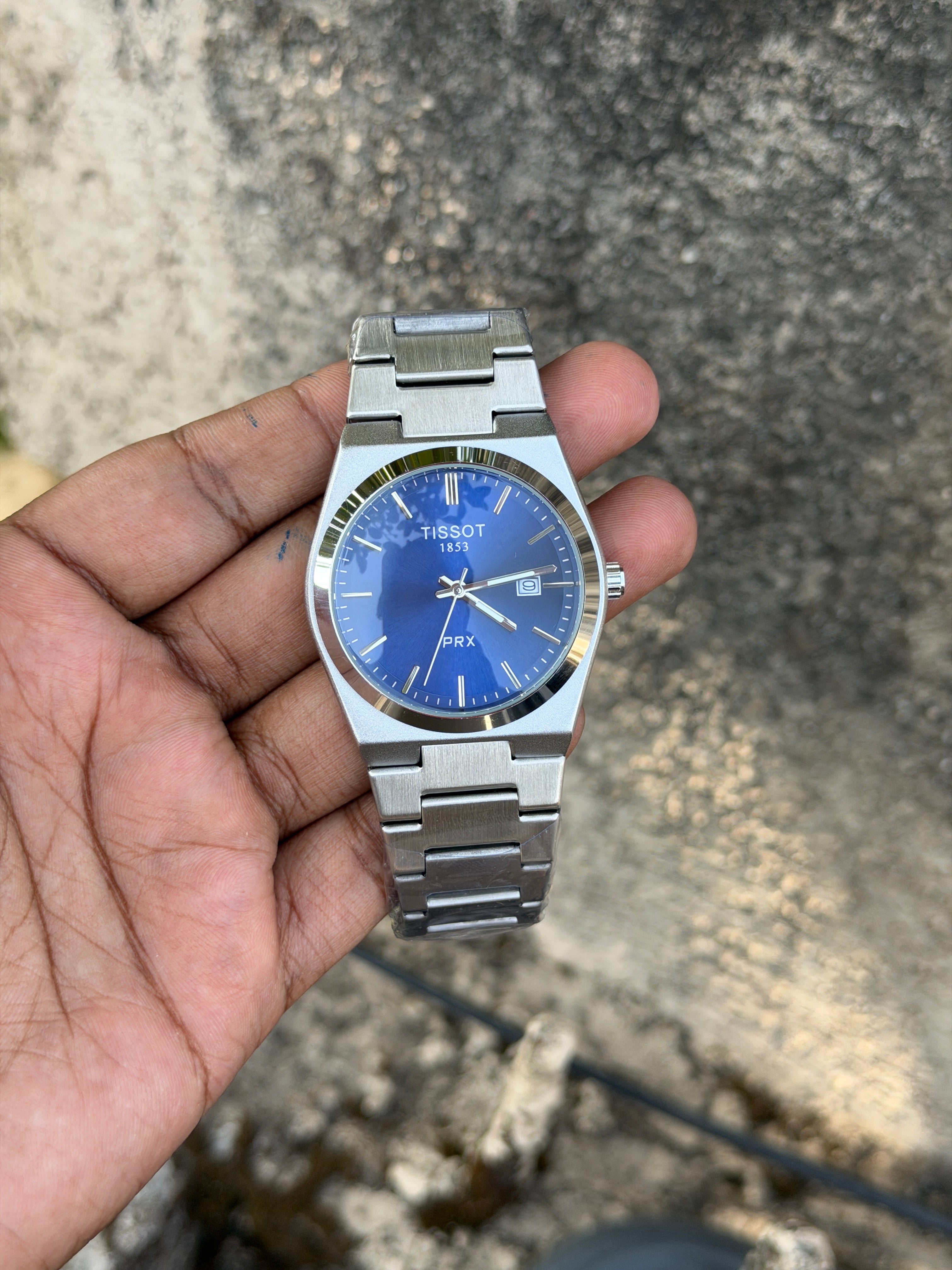 Tisst PRX Quartz – Blue Dial Stainless Steel Watch - OM SAI TIMEPIECE