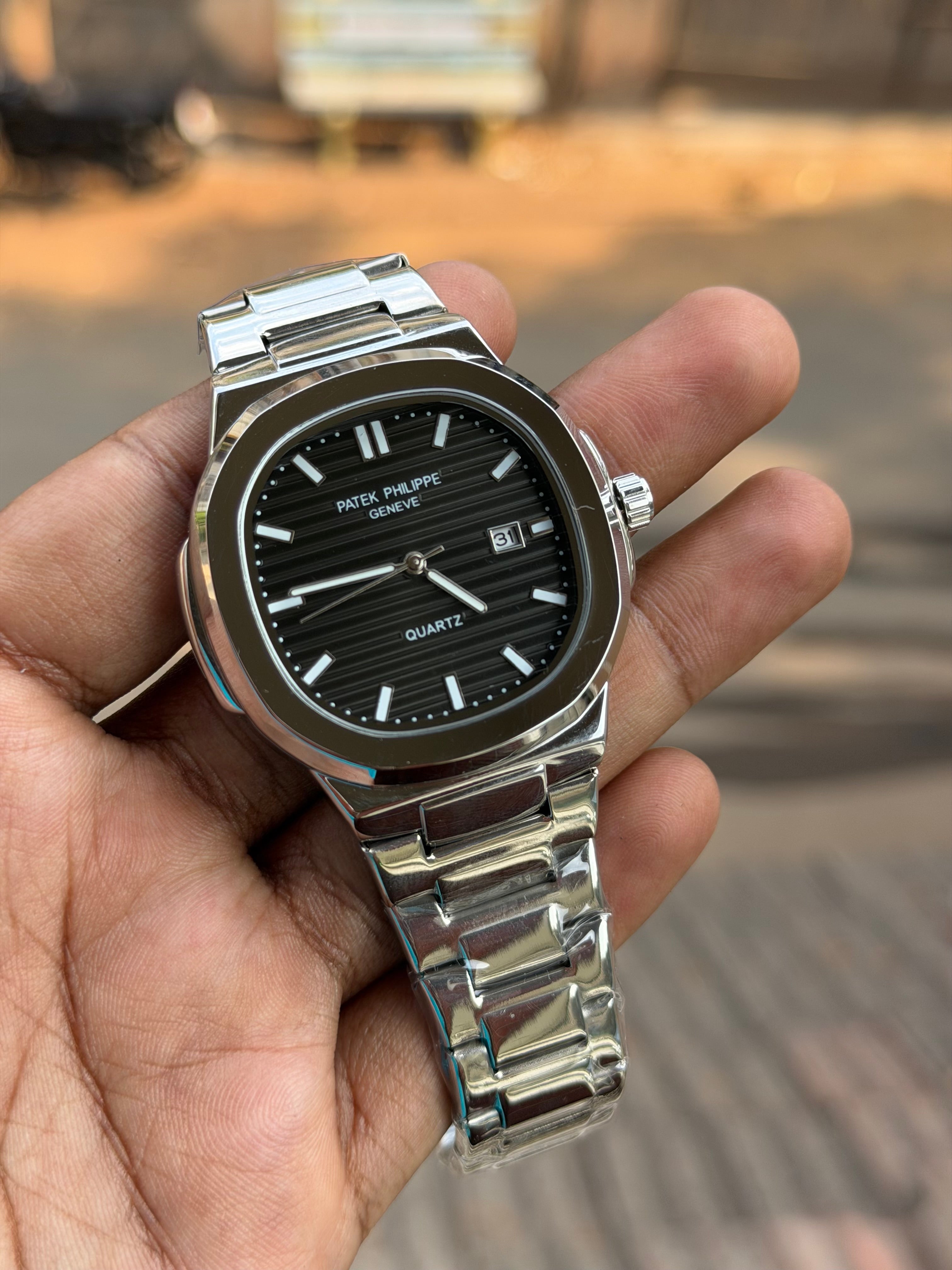 Patek Philipe - Black Dial - OM SAI TIMEPIECE