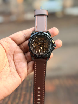 Fossil Automatic Skeleton - OM SAI TIMEPIECE