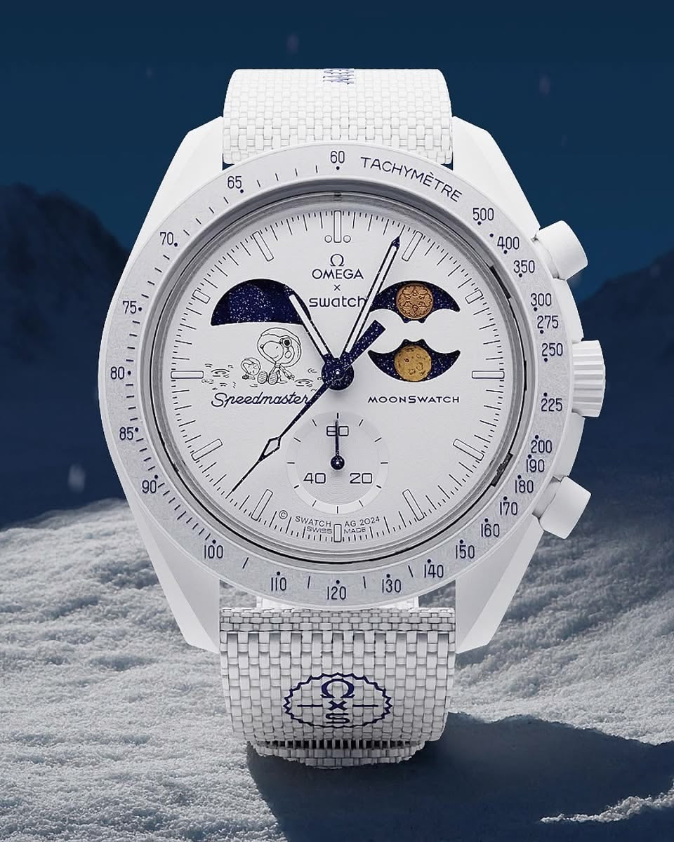 Swtch X Omga Bioceramic Moon 'Mission To Earthphase Moonshine Gold Cold Moon' - OM SAI TIMEPIECE