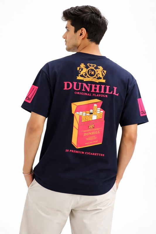 Dunhill Oversized T-Shirt – Navy Blue