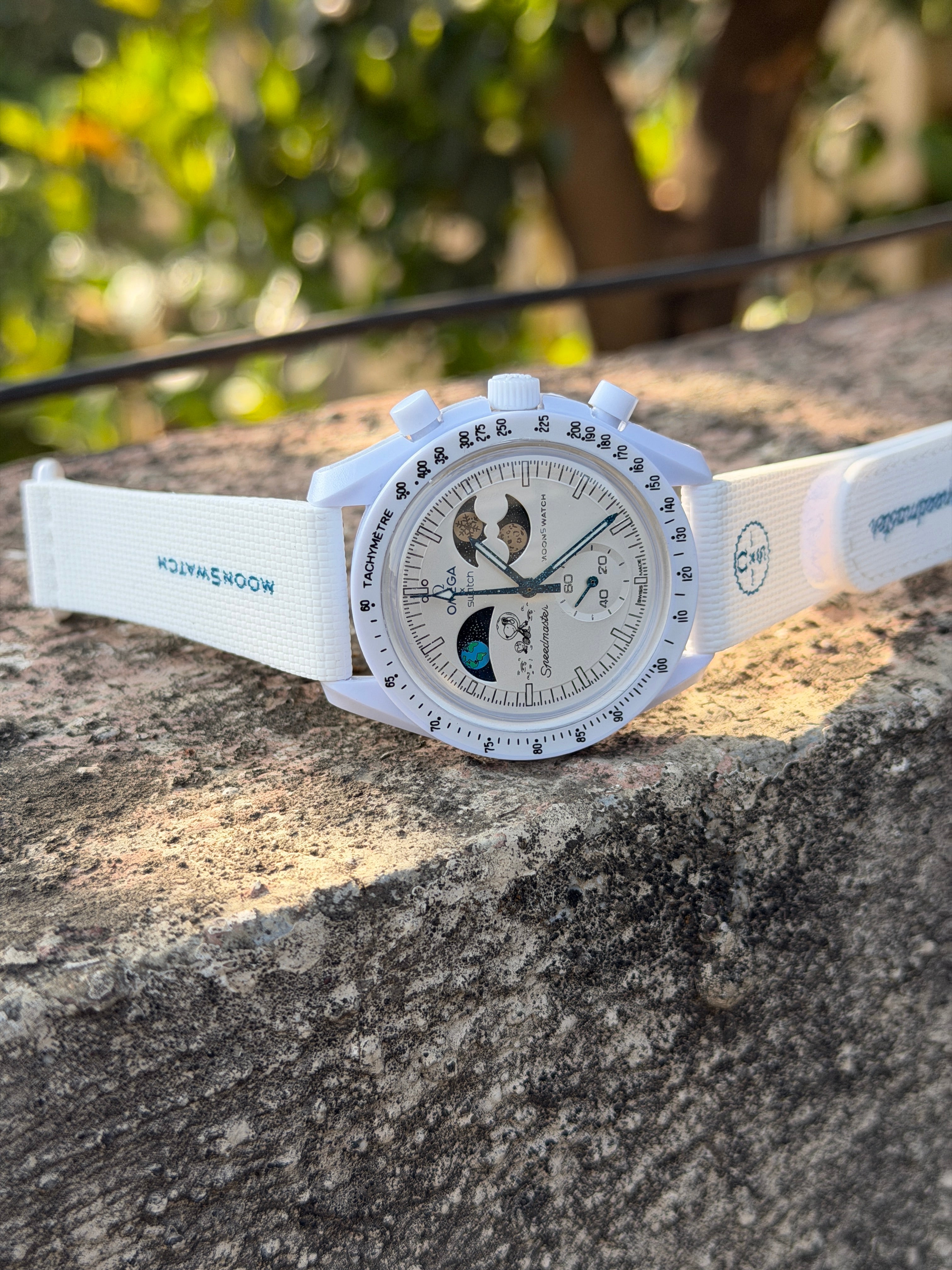 Swtch X Omga Bioceramic Moon 'Mission To Earthphase Moonshine Gold Cold Moon' - OM SAI TIMEPIECE