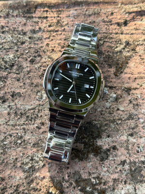Patek Philipe - Black Dial - OM SAI TIMEPIECE