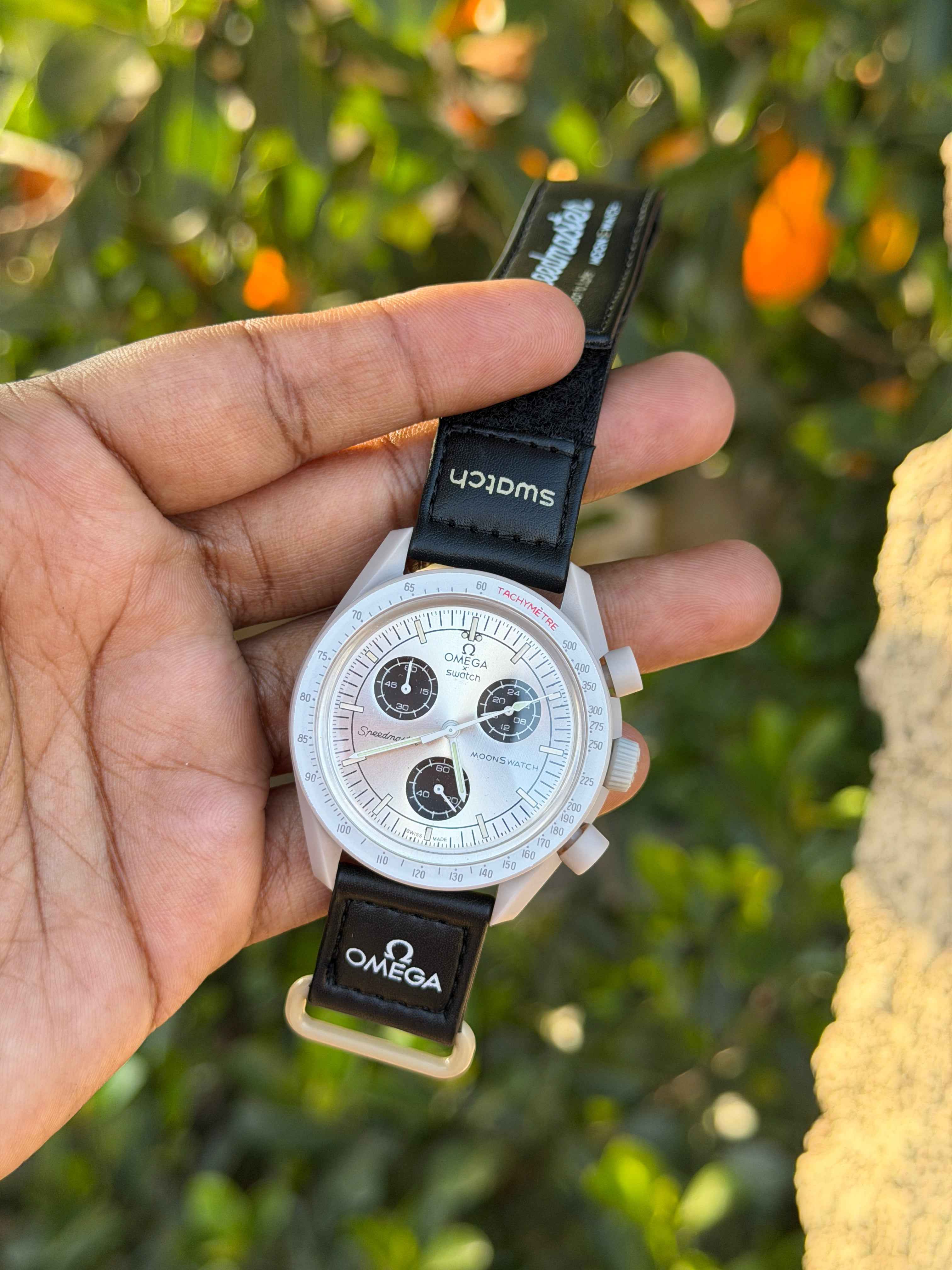 SWATCH X OMEGA BIOCERAMIC MOONSWATCH 1965 - OM SAI TIMEPIECE