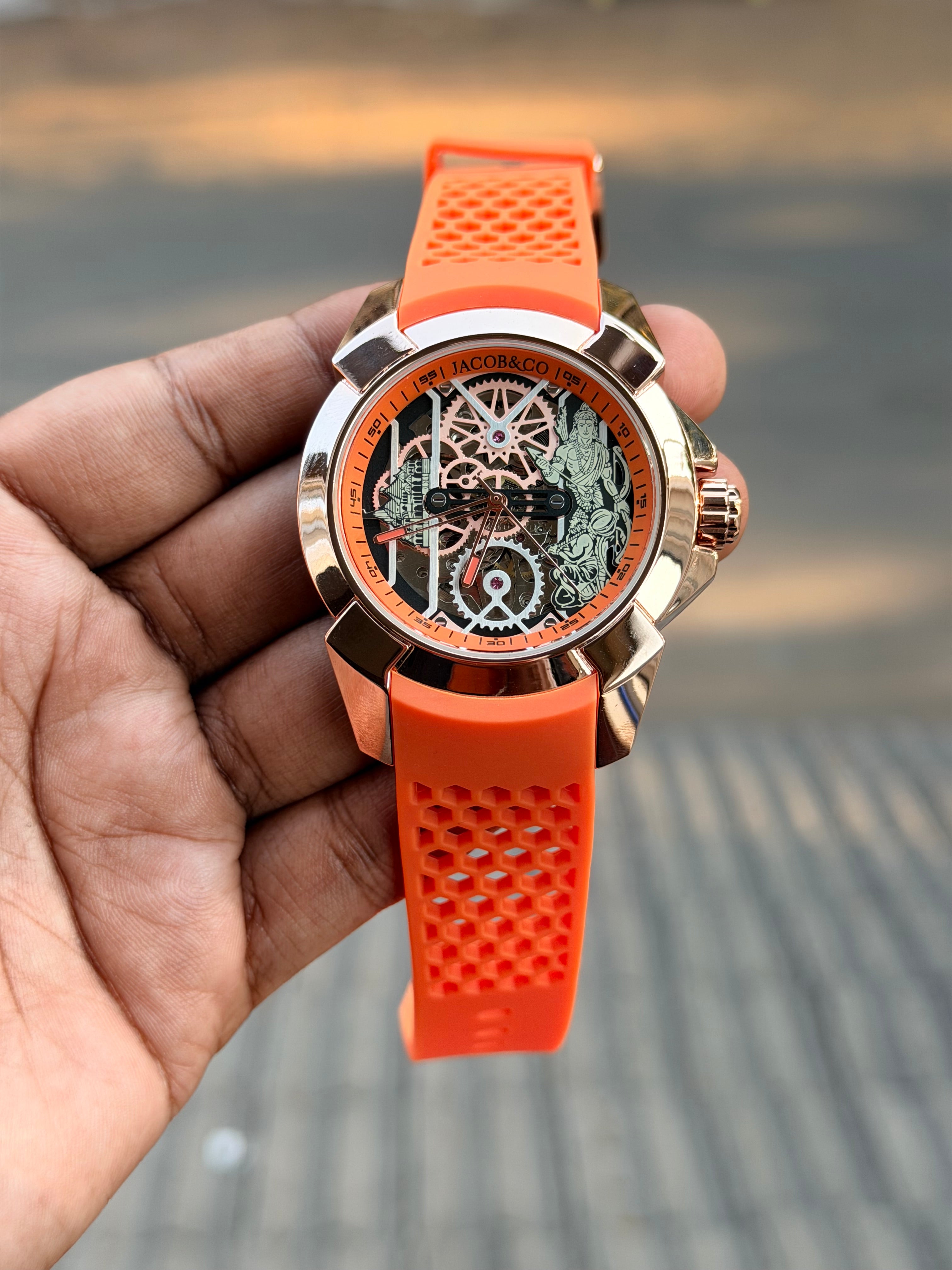 Shree Ram Janmabhumi Automatic 7AAA - 3 Month Machine Warranty - OM SAI TIMEPIECE