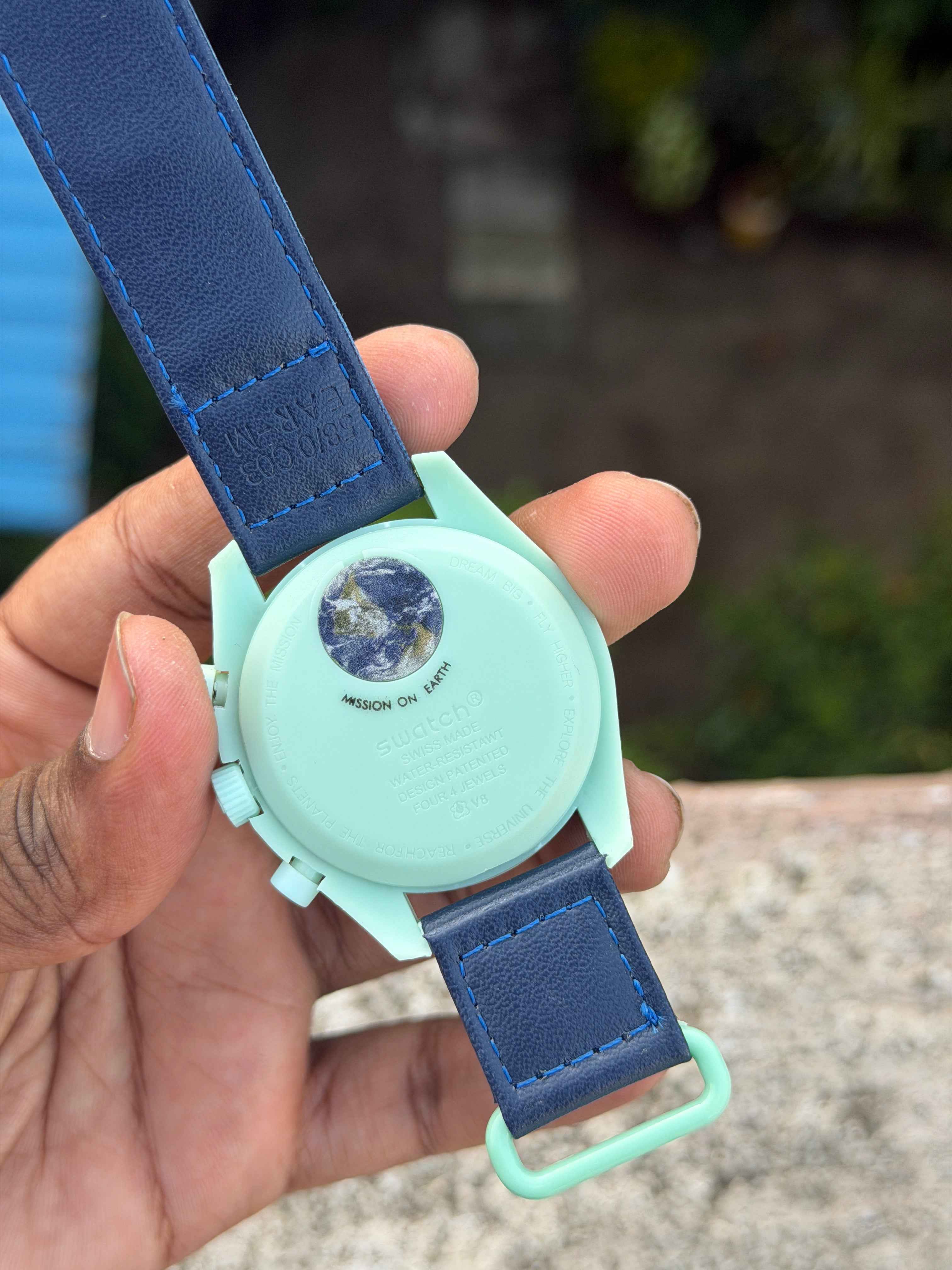 SWATCH X OMEGA BIOCERAMIC MOONSWATCH MISSION TO EARTH - OM SAI TIMEPIECE