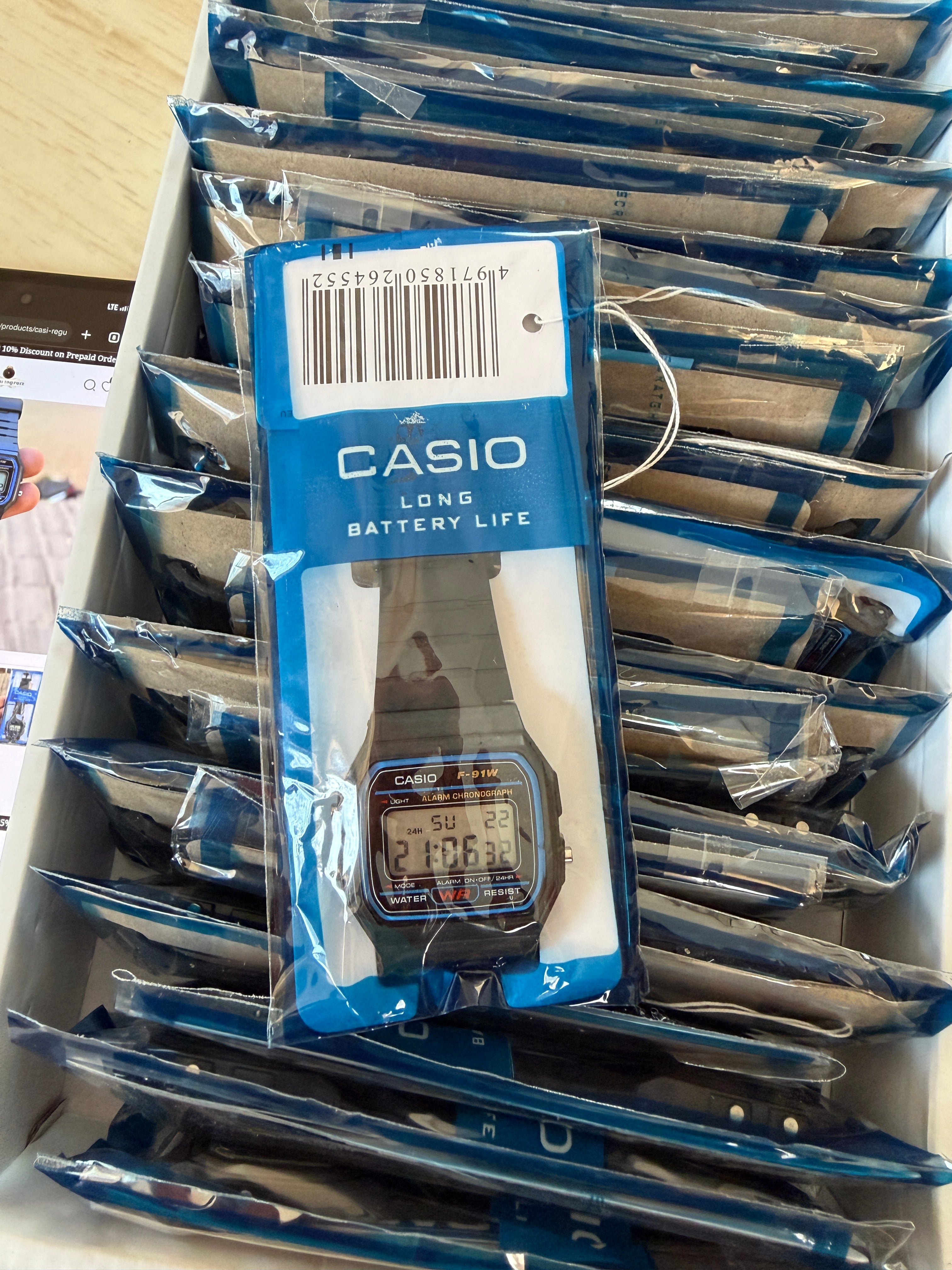 Casio F91 - FC - OM SAI TIMEPIECE