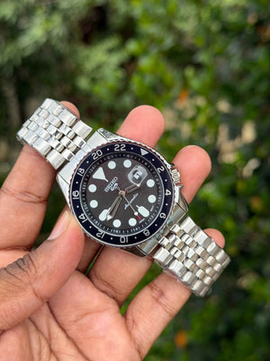 Seik 5 Sunburst Black