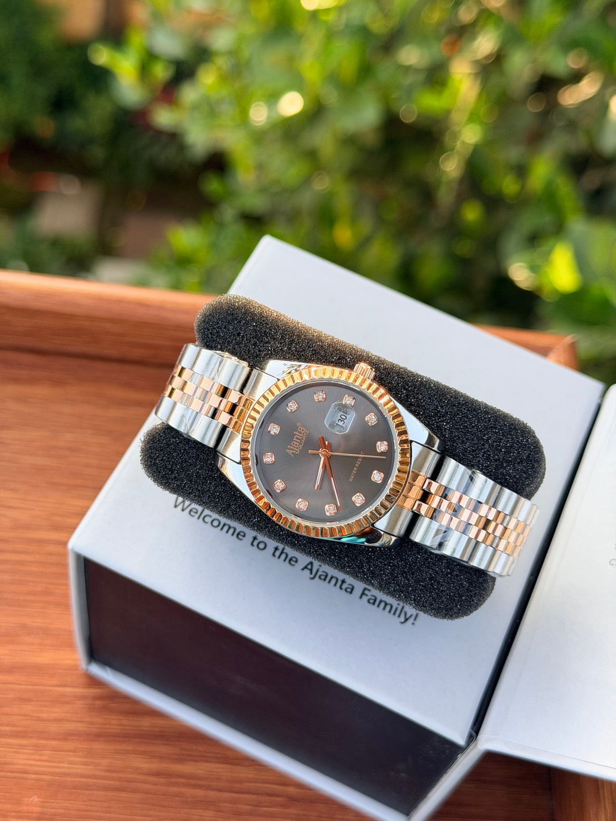 Ajanta Quartz Avenza Women’s Analog Watch (Model: AWCEXL102L/5 GREY TT - 1 Year Warranty
