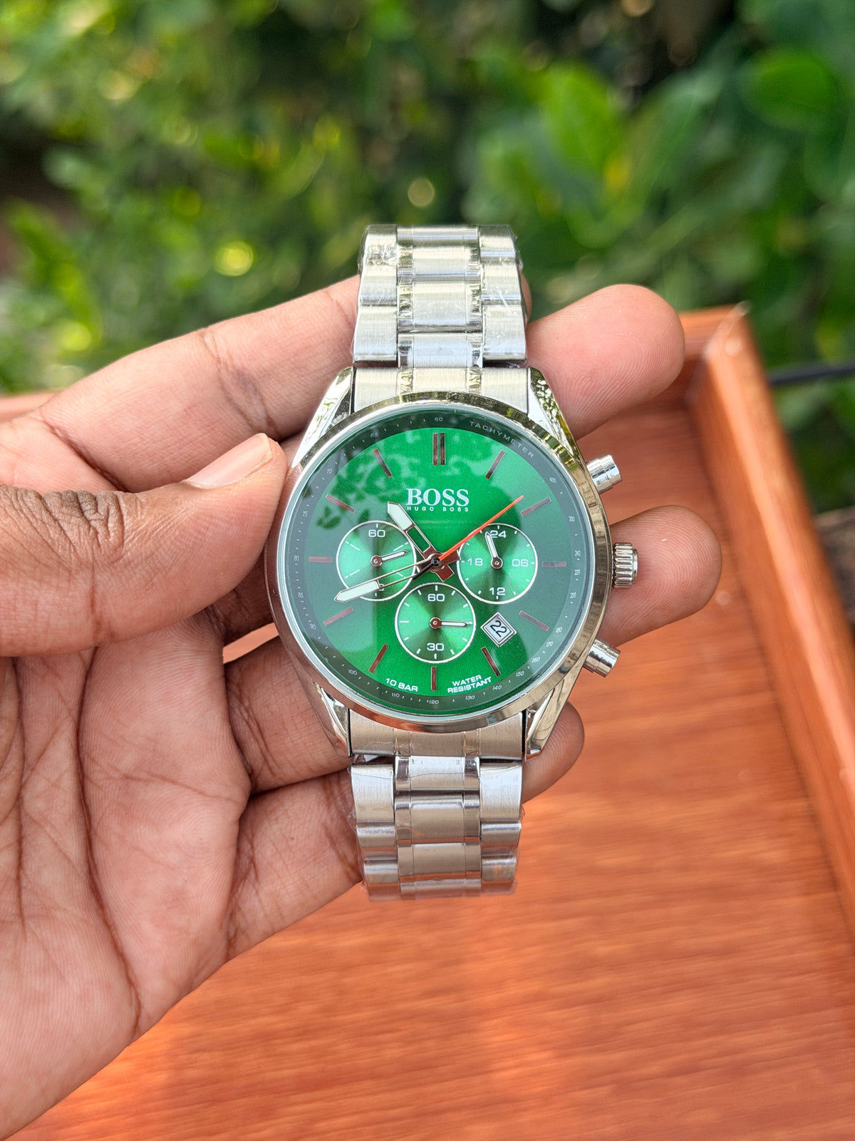 BOSS Chronograph Men’s Watch - Green Dial