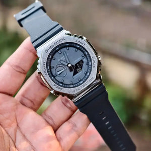 G-#hock GA2100-Full Black Dial Belt - OM SAI TIMEPIECE