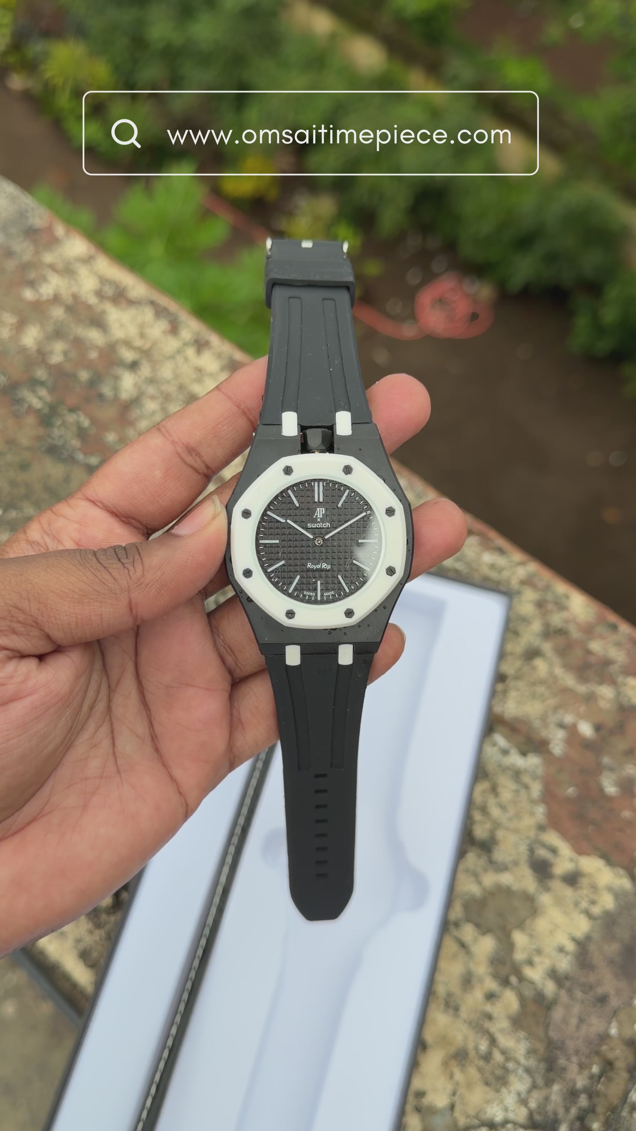 AP x SWTCH COLLABORATION - OCHO NEGRO - OM SAI TIMEPIECE