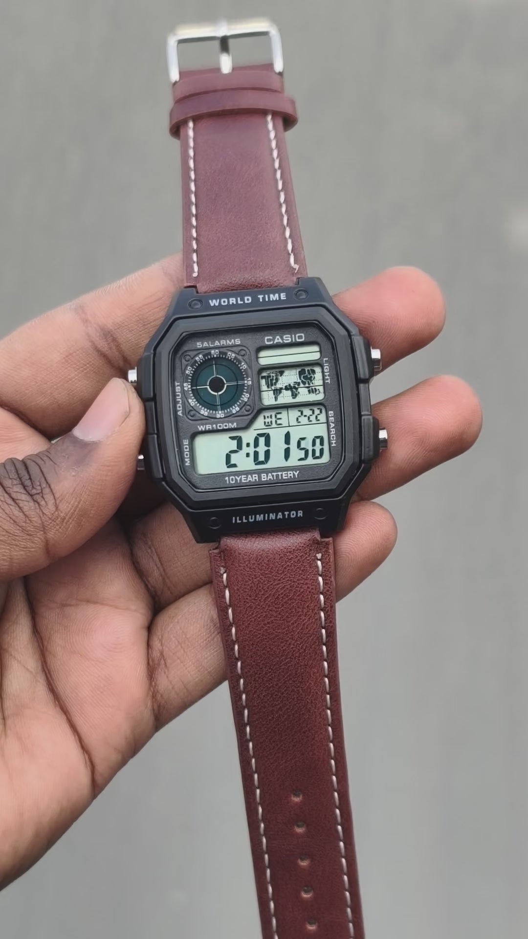 Casi# Vintage Illuminator - Brown/Black