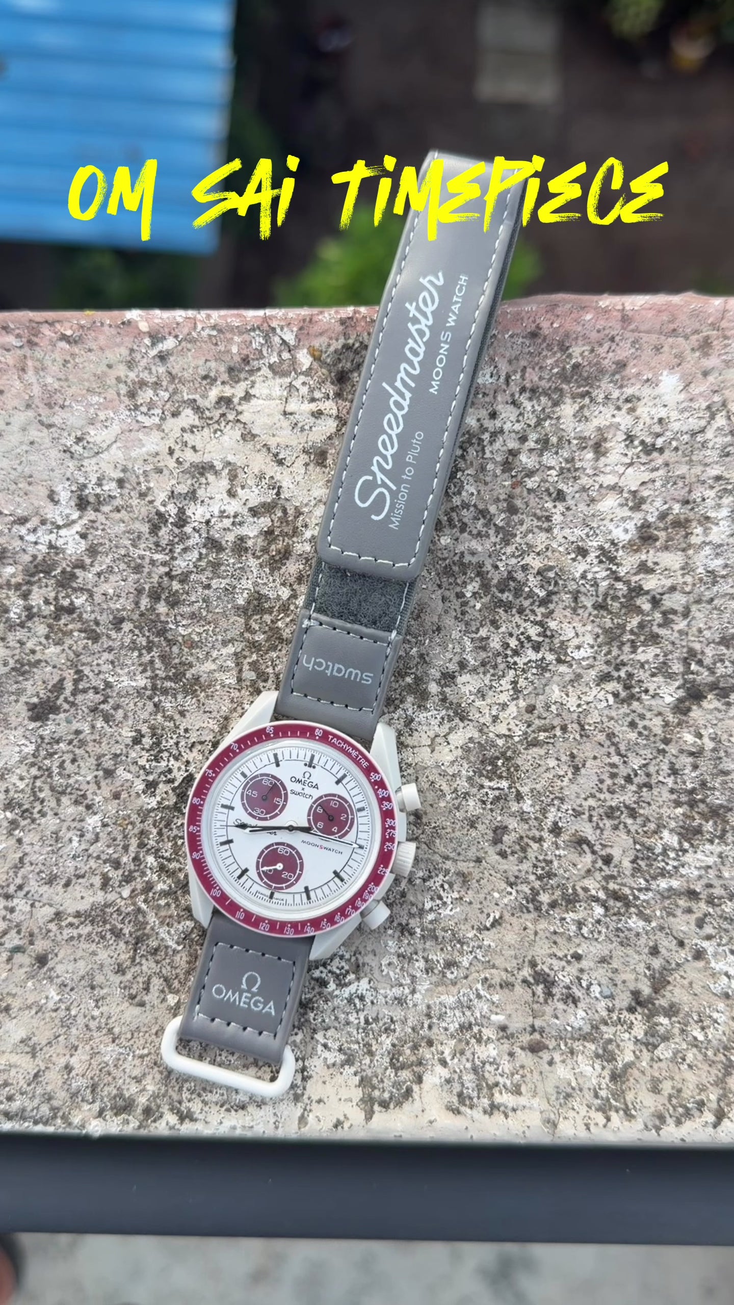 SWATCH X OMEGA BIOCERAMIC MOONSWATCH MISSION TO PLUTO - OM SAI