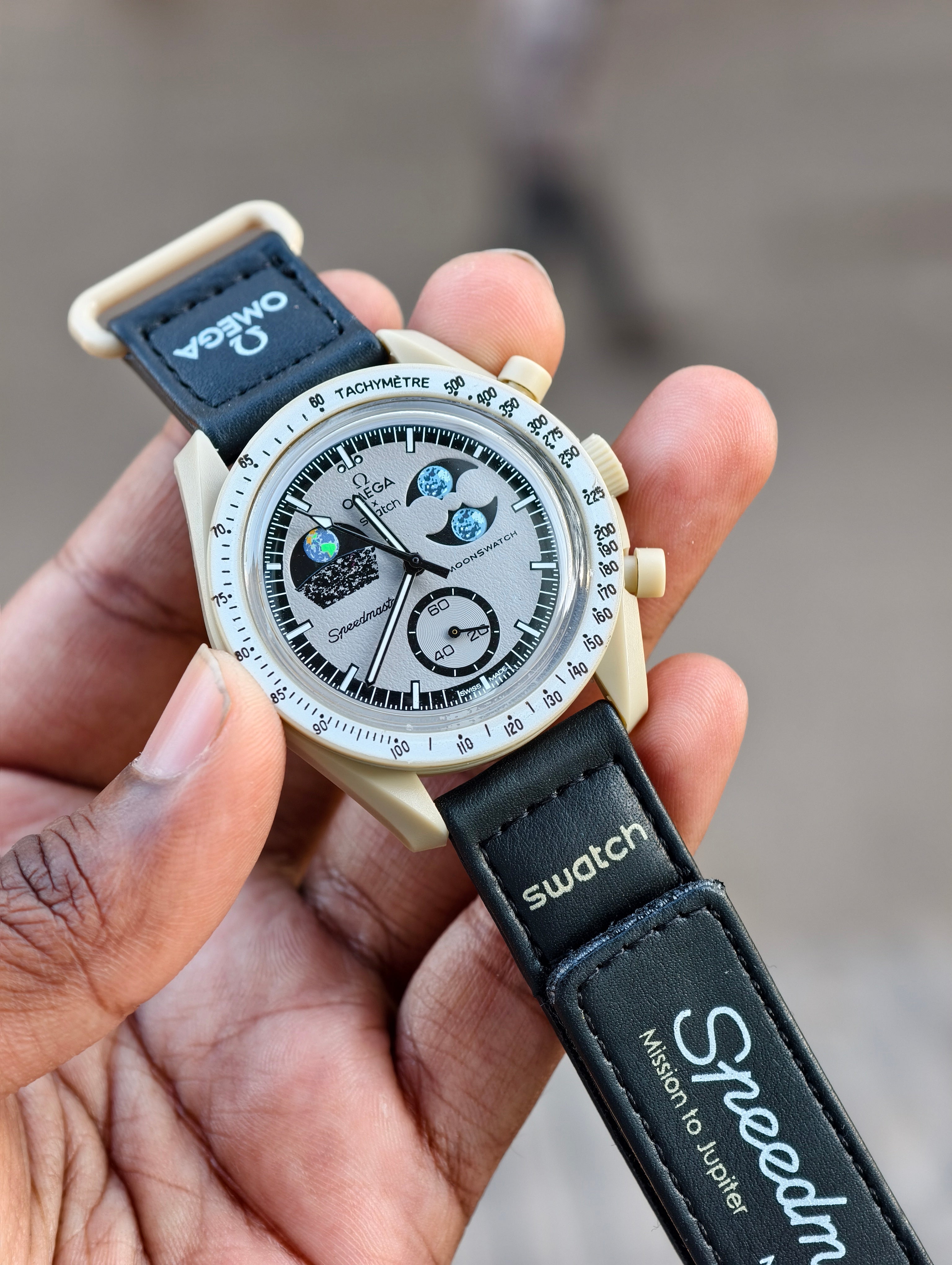 OMGA x SWATH MOONSWATCH – MISSION TO SATURN - OM SAI TIMEPIECE