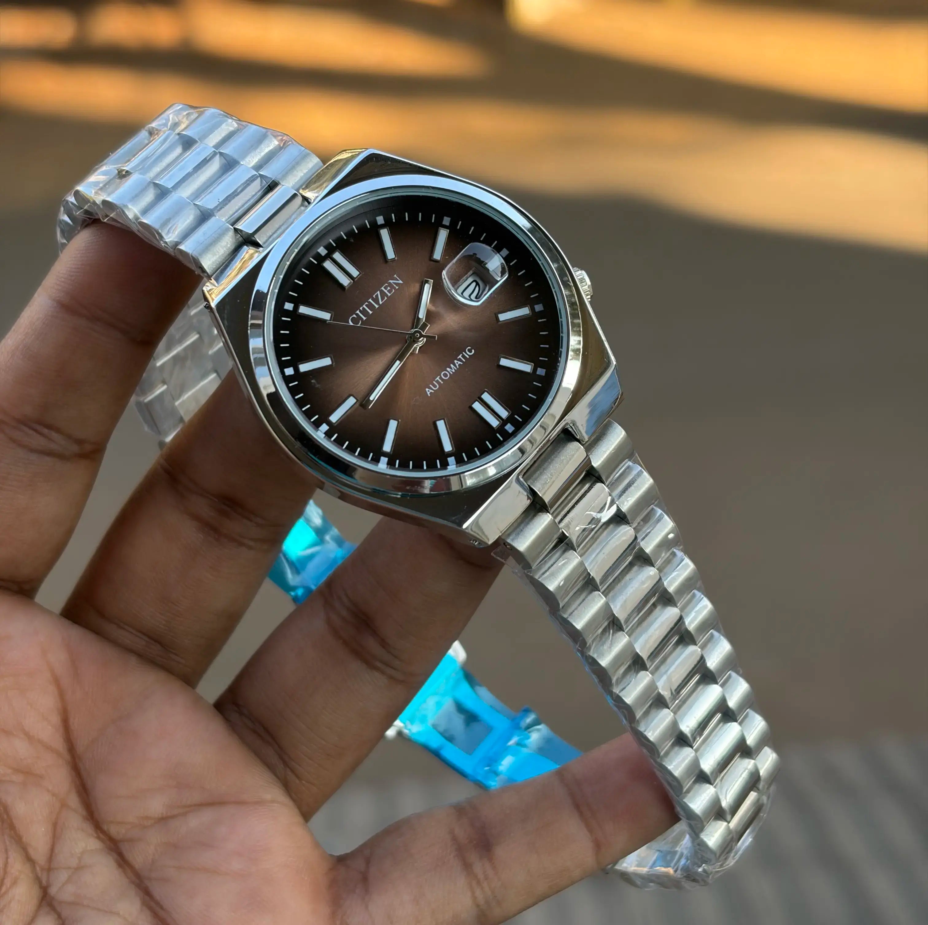 Citize#'s Brown Dial - OM SAI TIMEPIECE